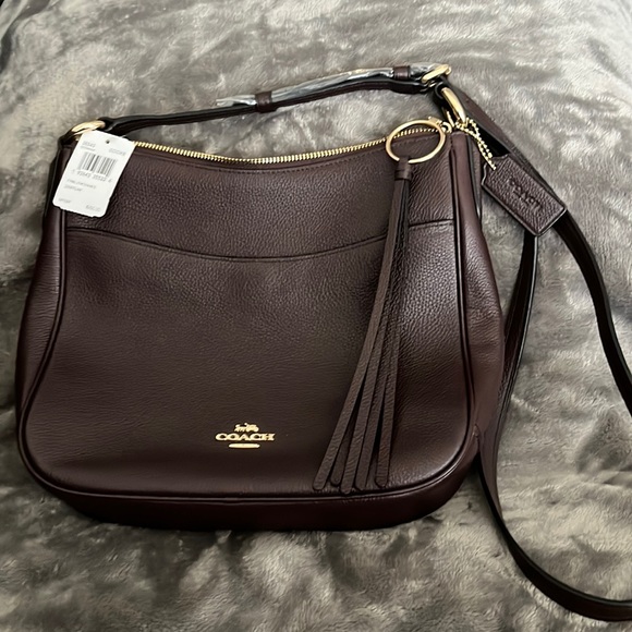 Coach Bags Coach Midsize Brown Leather Purse Poshmark